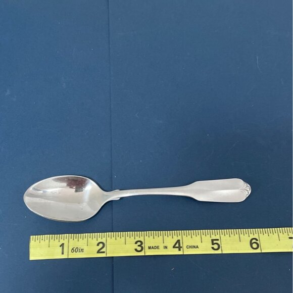 Wm Rogers Oneida Gloria Montclair Dinner Spoons Teaspoon Set 2 Deluxe Stainless - Picture 5 of 6